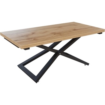 IVM BG Разтегателна маса Венеция с повдигащ механизъм - дъб вотан