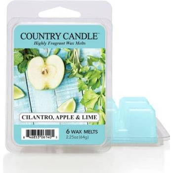 Country Candle do aróma lampy Cilantro Apple & Lime vosk 64 g