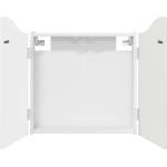 vidaXL Кабинет за дартборд Бял гланц 56 x 12 x 63 см (8006655)