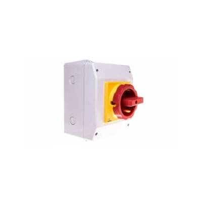 Cam Connector 0-1 3P 63A in housing yellow/red IP65 3LD2565-0TB53