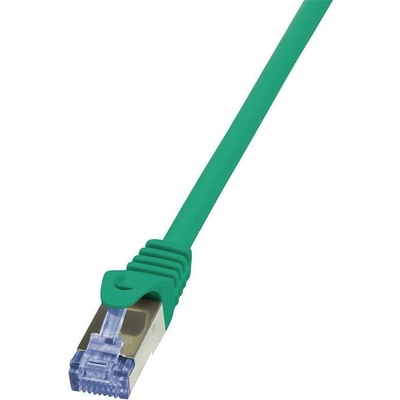 LogiLink CQ3055S patch Cat.6A 10G S/FTP PIMF, 2m, zelený