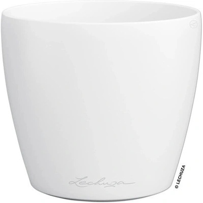 Lechuza Samozavlažovací kvetináč plastový Classico Color 11,8 x 13,2 cm biely