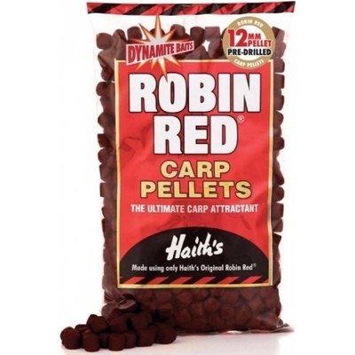 Dynamite Baits Pellets Pre-Drilled Robin Red 900g 12mm