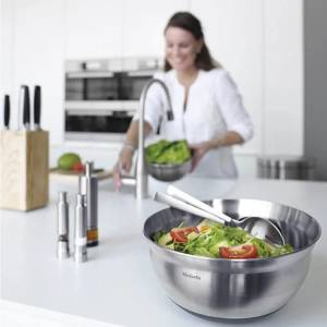 Brabantia 3 л. купа за бъркане, матиран инокс и черно Brabantia (646898)
