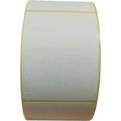 Termo Etiketa 60 mm x 80 mm, Thermo eco, Biela, Dutinka 40 mm, 1000 ks/kotúč, Odlepiteľné lepidlo, Priemer kotúča 124 mm