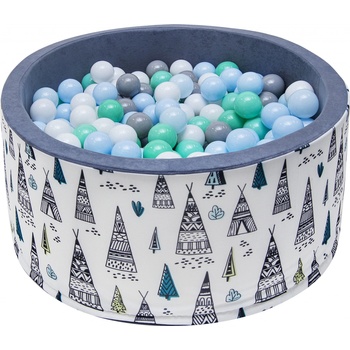 Welox Suchý bazén s loptičkami 90 x 40 cm fun - stany, modrý