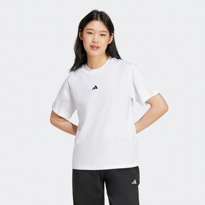 adidas dámske bavlnené tričko na cvičenie biele