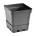 Квадратна черна саксия Pot on Pot 1L - 11x11cm