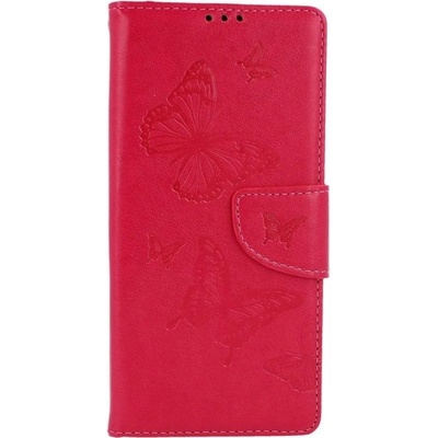 Pouzdro TopQ Xiaomi Redmi 9A knížkové Butterfly růžové