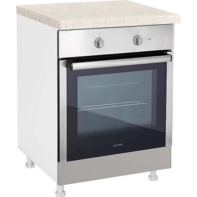 Matis Кухненски шкаф долен за вградена фурна Aura D60 R бежов