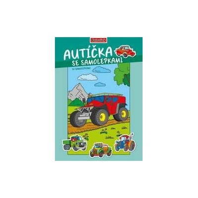 Omalovánka A4 se samolepkami Autíčka