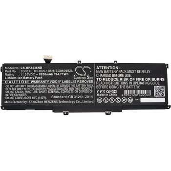 Image 1 of Cameron Sino Батерия за лаптоп HP ZBook Studio G5, ZBook Studio X360 G5 5CN15PA, HSTNN-1B8H LiIon 11, 55V 8200mAh CAMERON SINO (HPZ536NB)