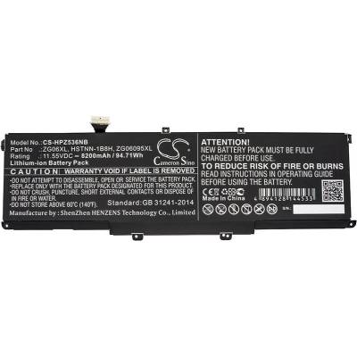 Cameron Sino Батерия за лаптоп HP ZBook Studio G5, ZBook Studio X360 G5 5CN15PA, HSTNN-1B8H LiIon 11, 55V 8200mAh CAMERON SINO (HPZ536NB)