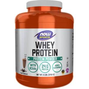 NOW Whey Protein [2722 грама] Шоколад