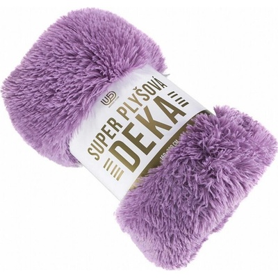 JERRY FABRICS Deka s dlouhým vlasem fialová 150x200 – Zboží Mobilmania
