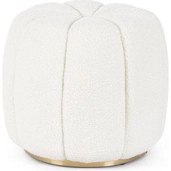 Bizzotto Пуф karolina бял кръгъл (0721638)