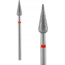 Staleks Diamantová fréza "Pointed Pear" červená 4 mm/12 mm FA100R040/12