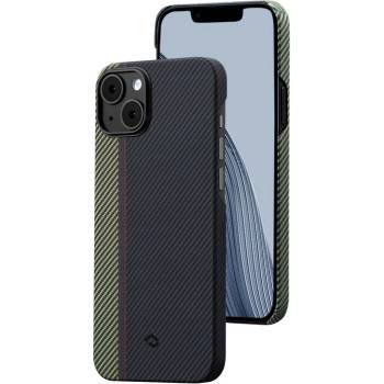 PITAKA Гръб Pitaka Fusion Weaving MagEZ Case 3 за iPhone14 - Черно/зелем