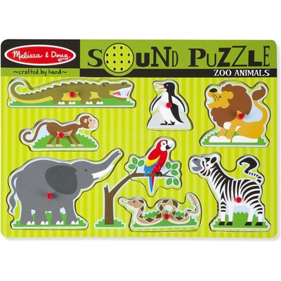 Melissa & Doug 10727 Zoo с животни пъзел със звуци (10727)