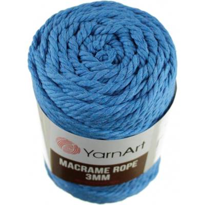 Macrame Rope 786 královsky modrá 3 mm