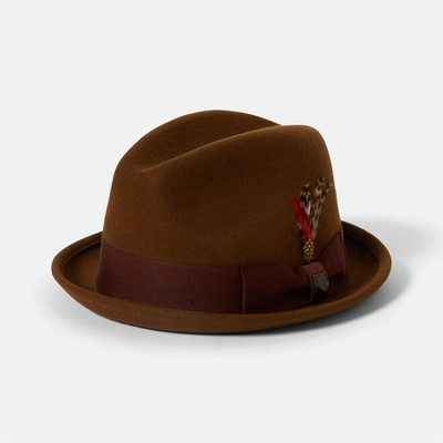 Brixton Gain Fedora Coffee/Chestnut