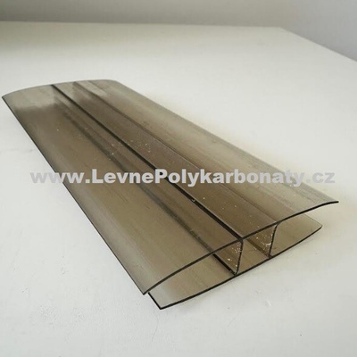 Spojovací PC-H profil na tl. 10 mm BRONZ - délka 6000 mm – Hledejceny.cz