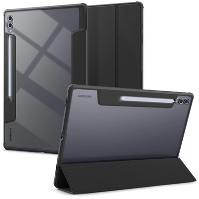 Spigen Калъф за таблет, Spigen Ultra Hybrid Pro, Samsung Galaxy Tab S10 Ultra/S9 Ultra/S8 Ultra, Черно и прозрачно (ACS08795) (ACS08795)
