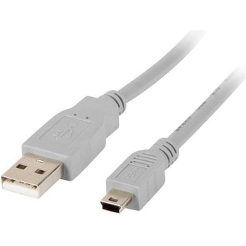Lanberg CA-USBK-10CC-0018-S mini USB, 1,8m, šedý