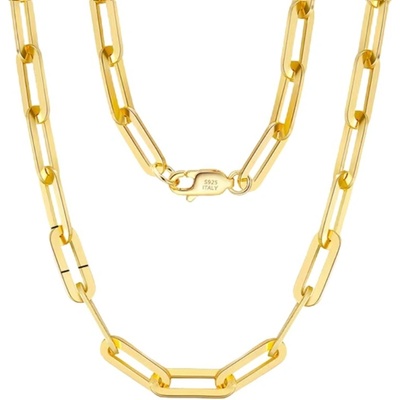 Majya Stříbrný řetízek pozlacený 11509