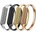 HQWear Стоманена цилиндрична гривна за Фитбит/Fitbit Flex 2 (10000726)