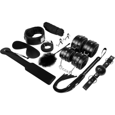 Vibrátory.cz 10 dílná BDSM sada Bondage Queen Black