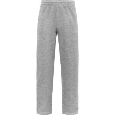 Fruit of the Loom tepláky Iconic 250 Open Hem Jog Pants tmavě šedý melír