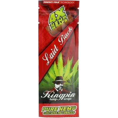 Kingpin Hemp Wraps Laid Back 4 ks