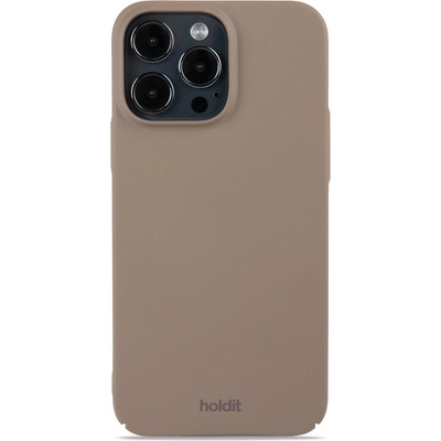 Holdit Калъф Holdit - Slim, iPhone 15 Pro Max, кафяв (7330985159626)