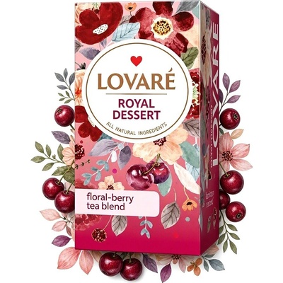Lovaré ROYAL DESSERT ovocný čaj 24 x 1,5 g