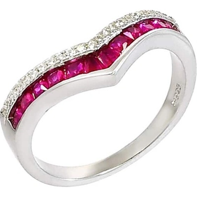 Glare Strieborný prsteň 1048