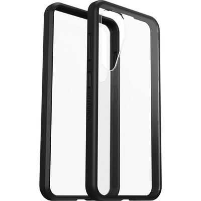OtterBox OB REACT Samsung Galaxy S24, черен, кристално прозрачен/черен (77-94657)