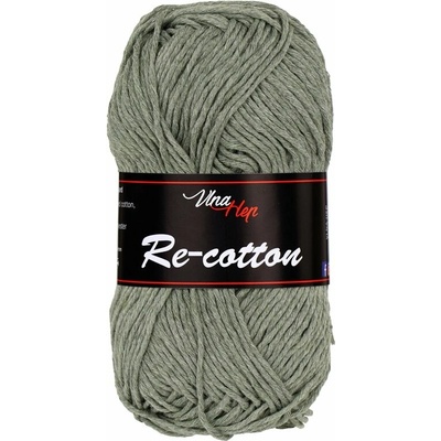 Vlna Hep Re-cotton 81222 šedozelená