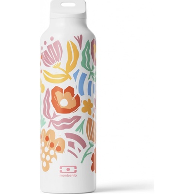 Monbento Steel termoláhev na pití 500 ml paper cut
