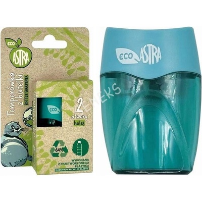 ASTRA ECO, dvojité plastové strúhadlo so zásobníkom BOTTLE, 404022003