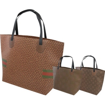 Darčeková taška, brand "M" (24x34,5x10 cm) - mix 3 dizajny