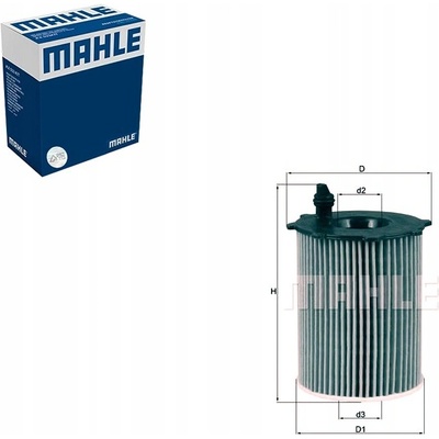 MAHLE OLEJOVÝ FILTER CITROEN