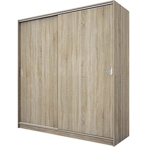 Bogdan Furniture I Гардероб с  лъзгащи врати Mod 1009, Сонома тъмна