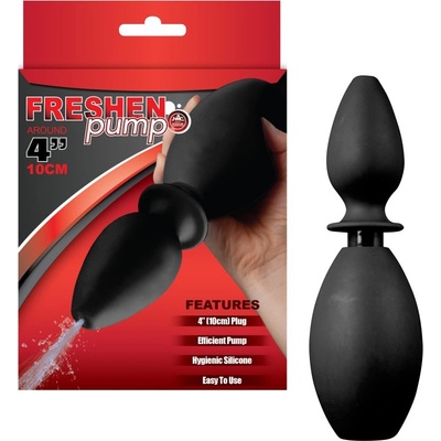 NMC Freshen Pump Plug 4" Black