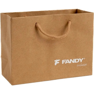 FANDY Taška papierová Craft malá horizont 1 Eco logo