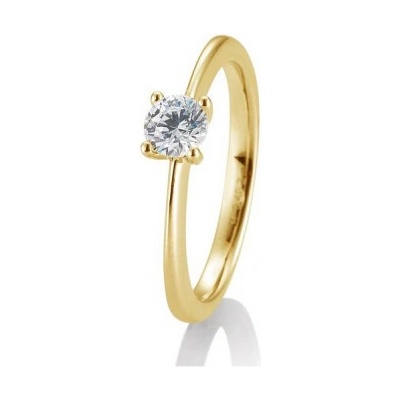 Sofia Diamonds prsteň zo žltého zlata s diamantom BE41 05638 Y