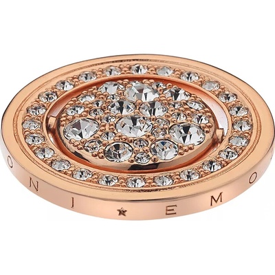 Hot Diamonds Přívěsek Emozioni Acqua e Aria Rose Gold Coin EC243 r 33 o