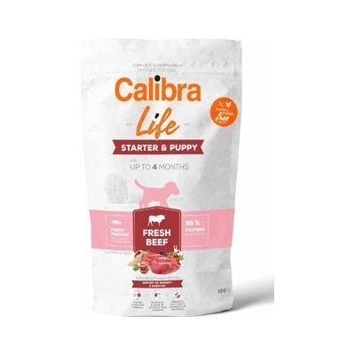 Calibra Dog Life Starter & Puppy Fresh Beef 50 x 100 g