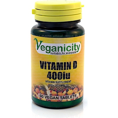 Veganicity Vitamin D3 400 IU 90 tabliet
