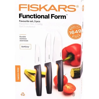 Fiskars Functional Form Sada steakových nožů 3 ks